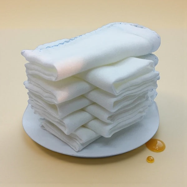 Eco muslin cloth for cleansing face gently for maturing, dry or sensitive skin