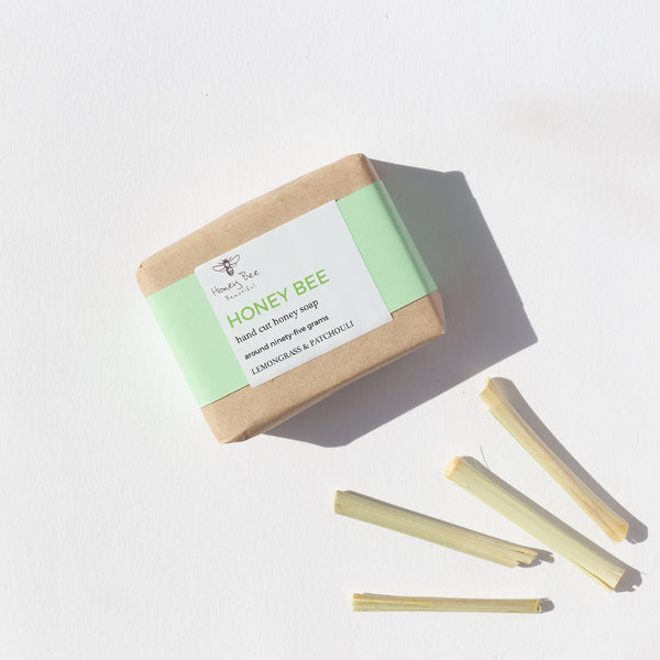 Lemongrass & patchouli honey soap