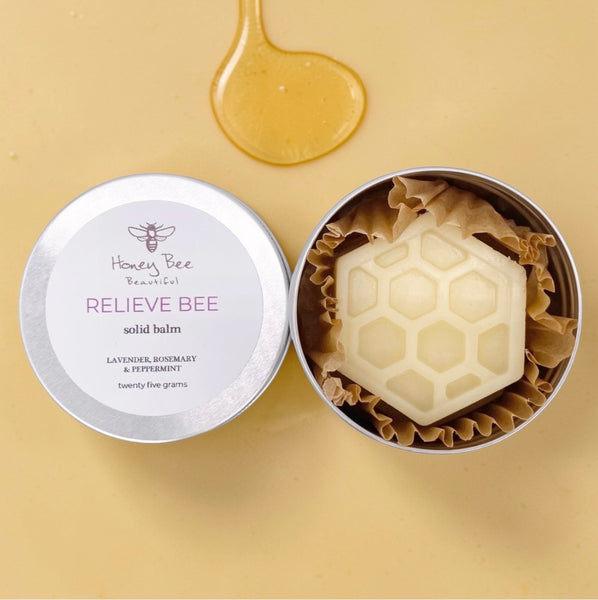 Relieve Bee beeswax solid balm for headache