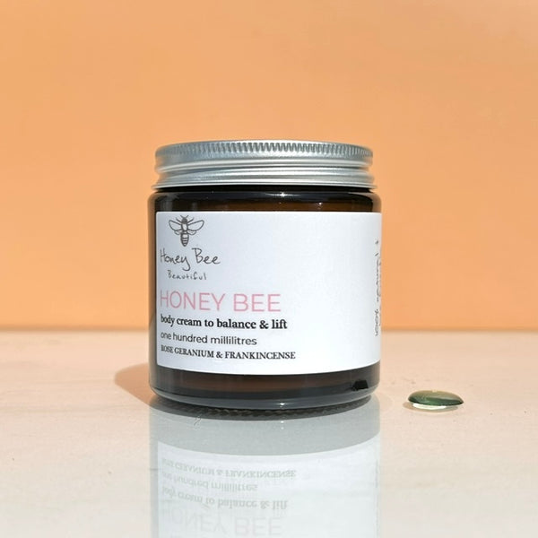 Raw honey body cream