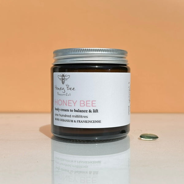 Raw honey body cream