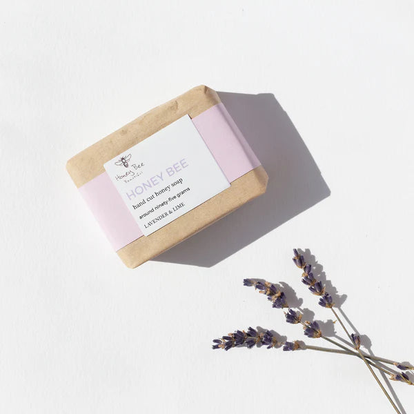Honey Bee Cleansing Soap with Lavender & Lime
