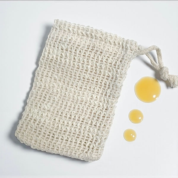 soap shampoo loofah bag natural exfoliator honey skincare