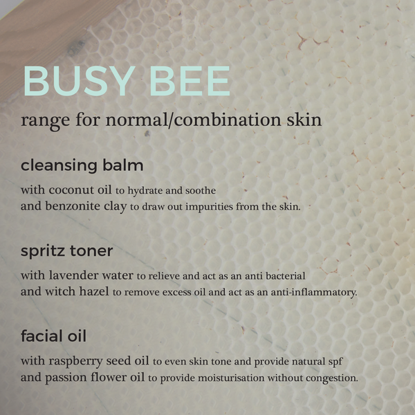 Busy Bee Face Sample Kit for Combination Skin | 100% Natural Skincare