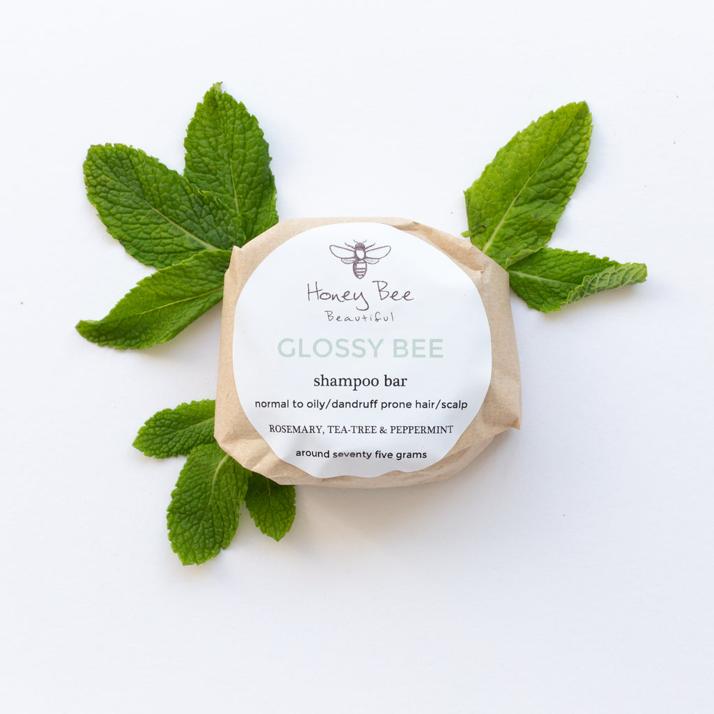 Glossy Bee Shampoo Bar for Normal/Oily & Dandruff Prone Scalp – Honey ...
