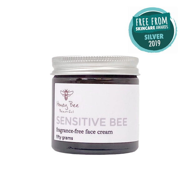 Sensitive Bee Fragrance Free Natural Face Cream for Sensitive or Reactive Skin