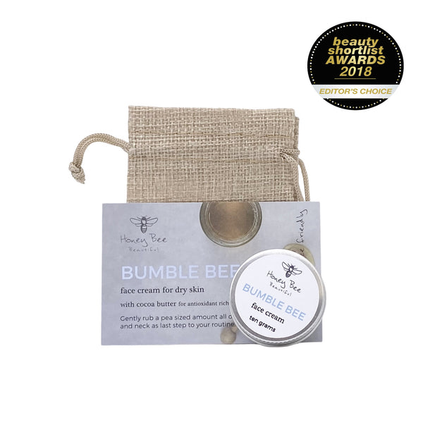 Bumble Bee Natural Starter Size Face Cream for Dry or Maturing Skin